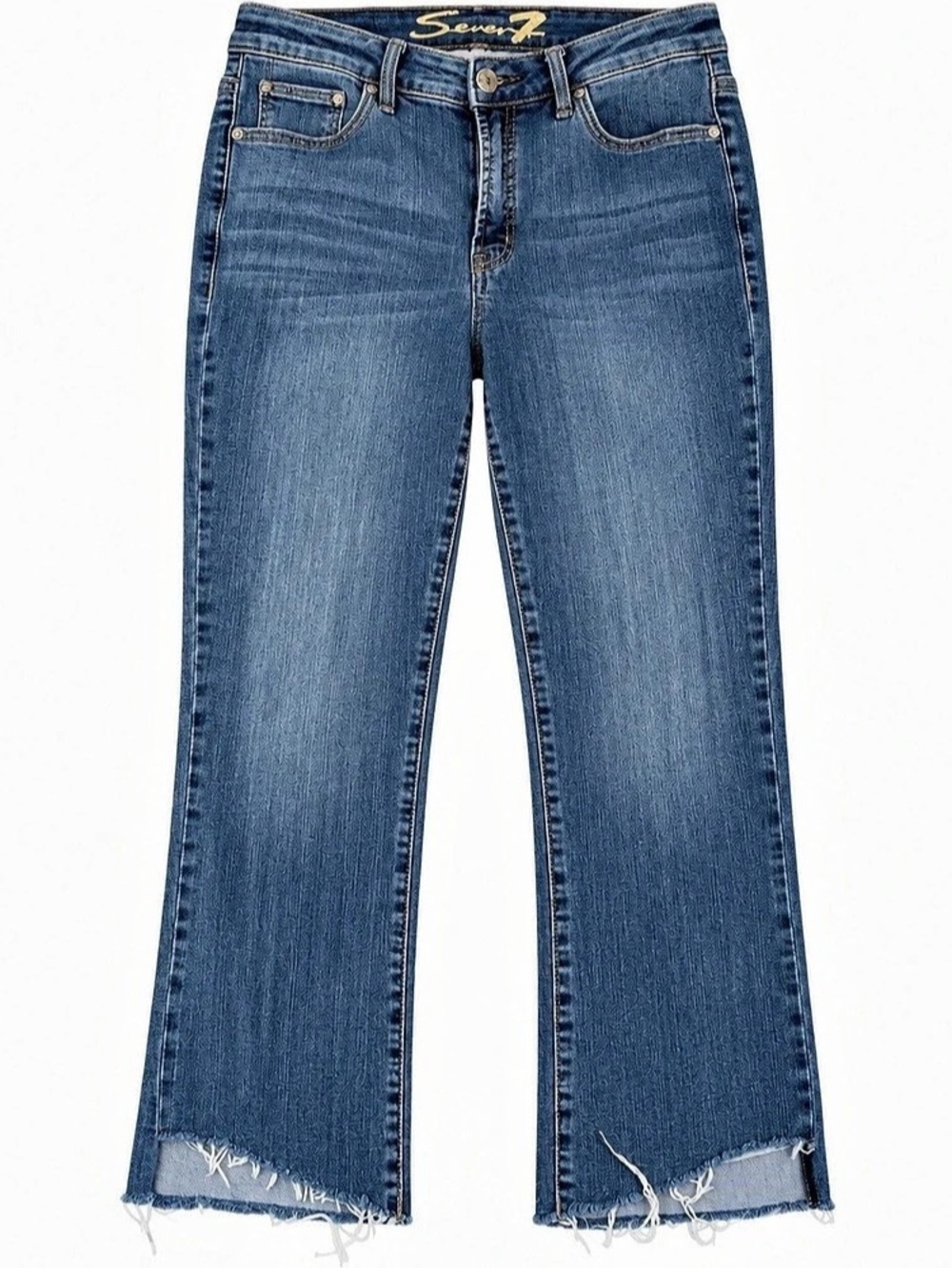 Seven7 Women's Flare Jeans Blue Size 8